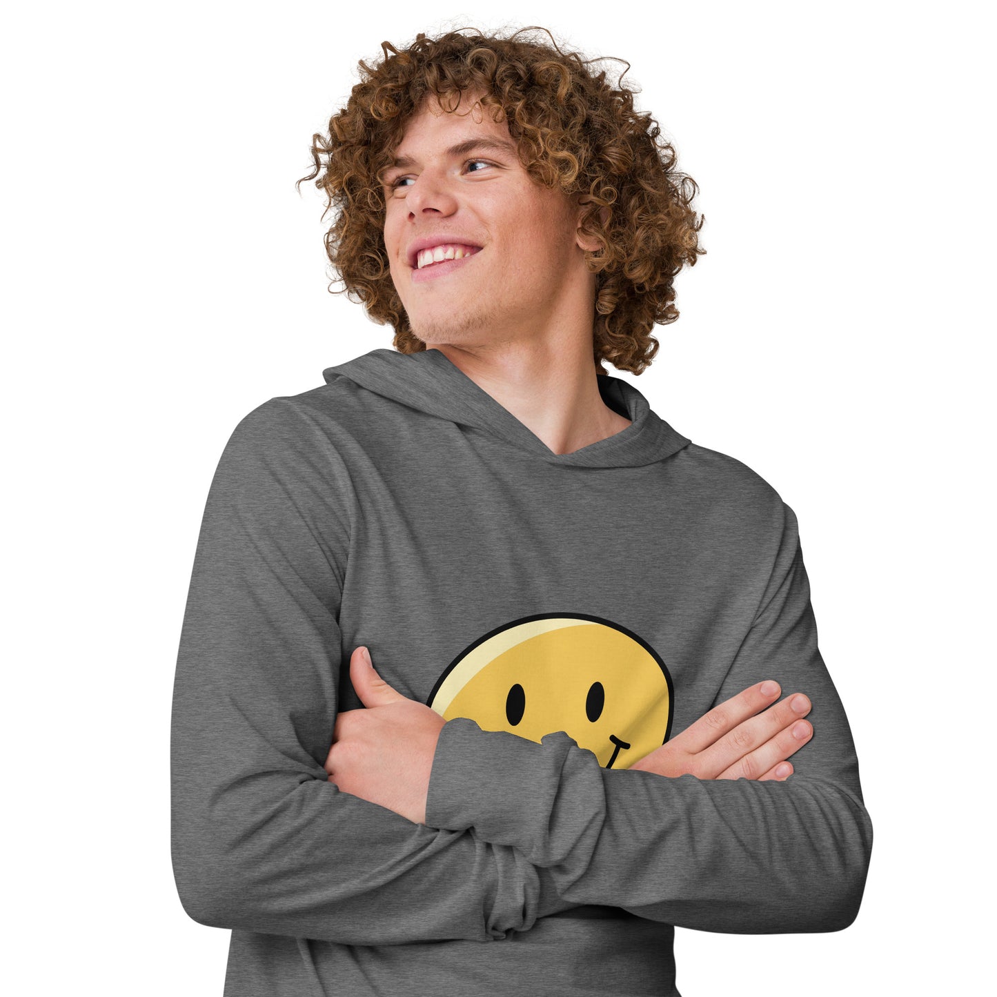 Hooded long-sleeve tee