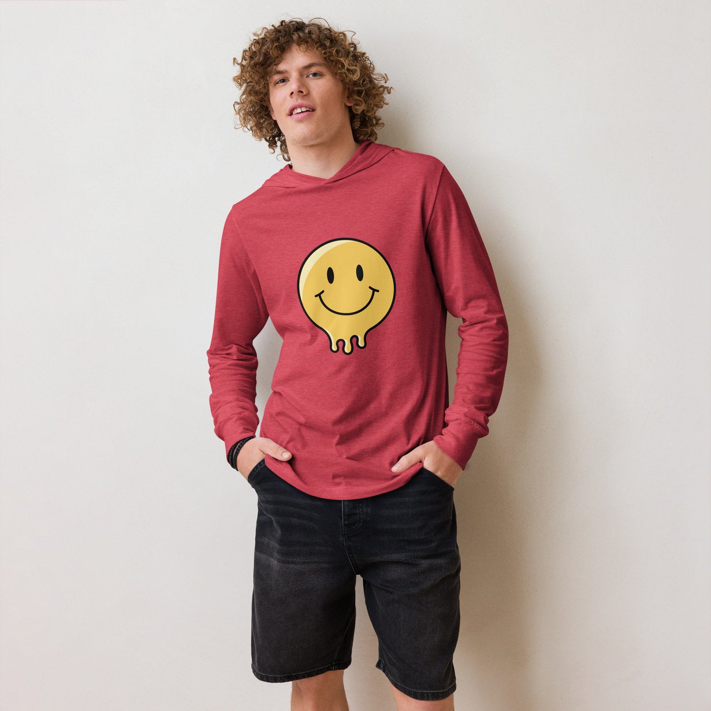 Hooded long-sleeve tee