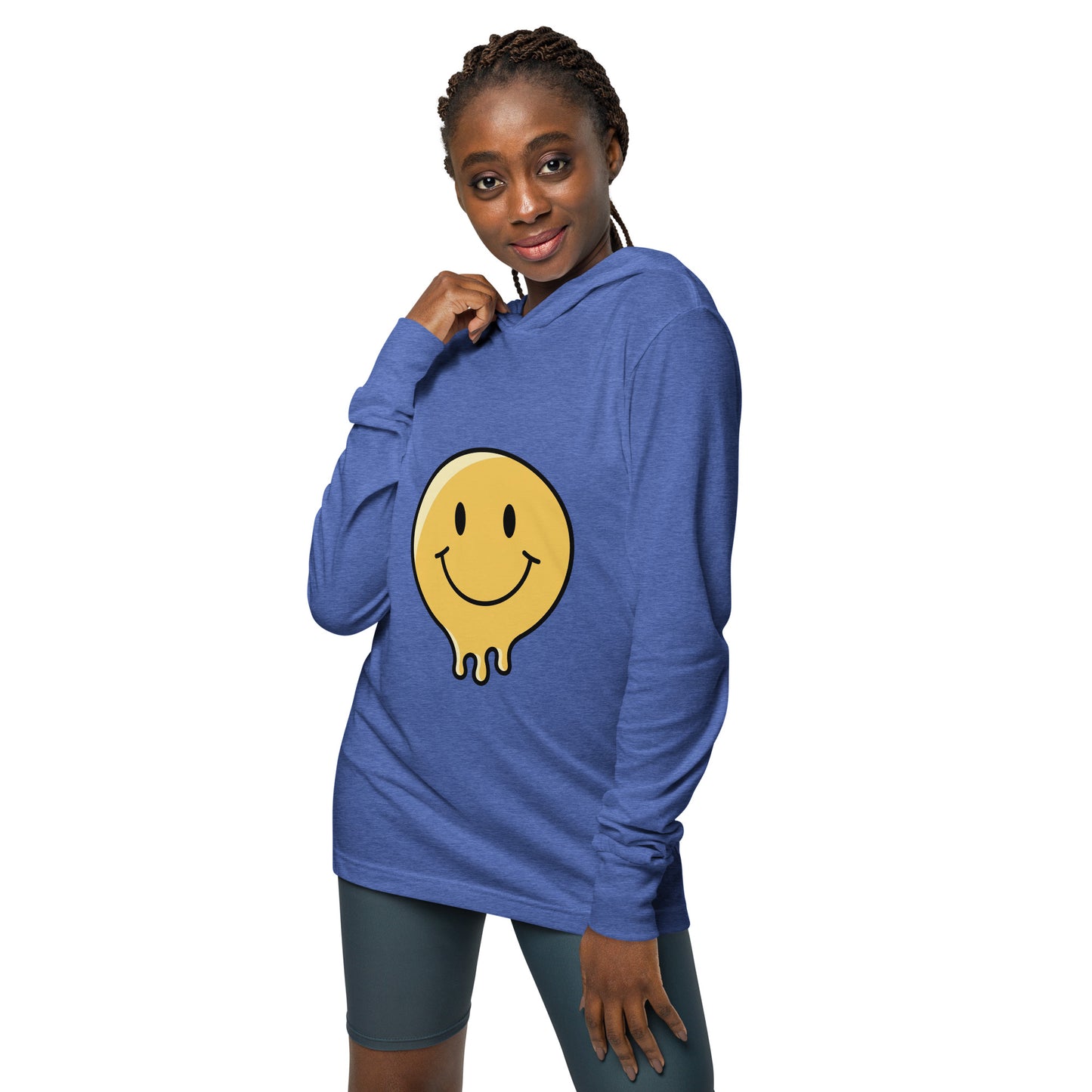 Hooded long-sleeve tee