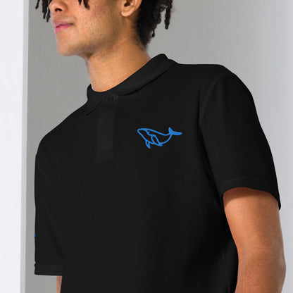 Unisex All is WHALE polo shirt