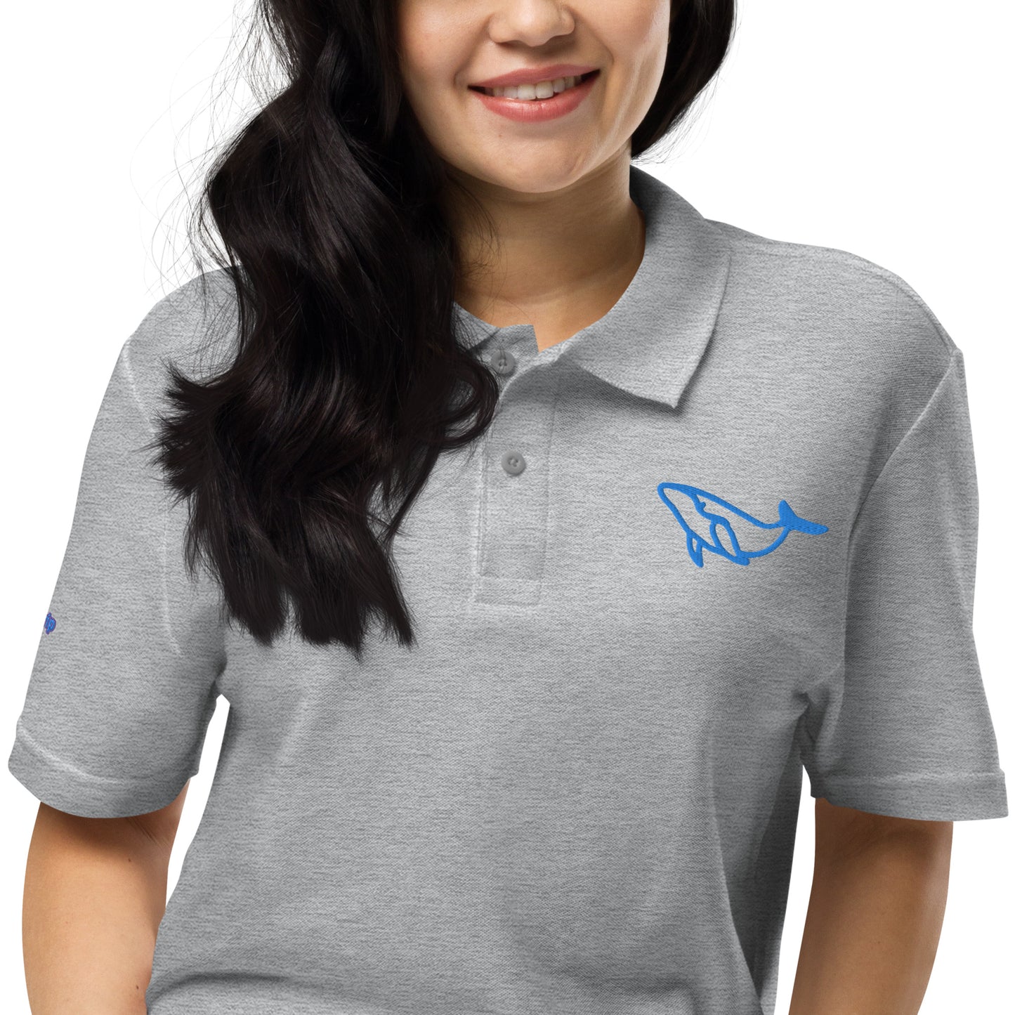 Unisex All is WHALE polo shirt