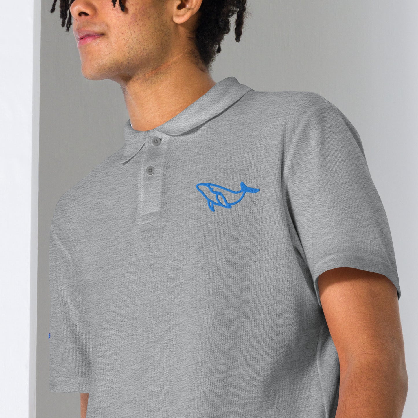 Unisex All is WHALE polo shirt