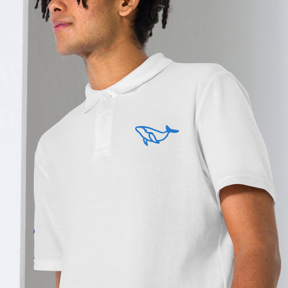 Unisex All is WHALE polo shirt